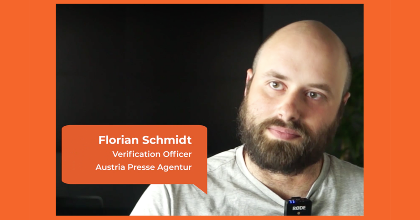 Florian Schmidt, Verification Officer bei der Austria Presse Agentur