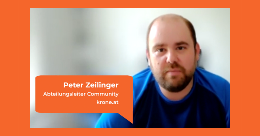 Peter Zeilinger, Abteilungsleiter Community Management bei krone.at